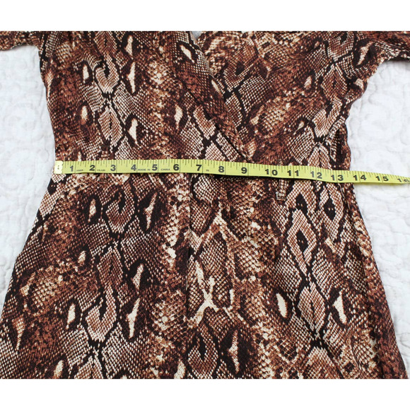 Gianni Bini Snakeskin Print Romper - Picture 6 of 10